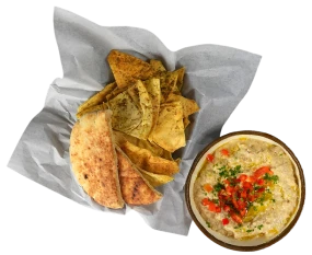 HEAPED HUMMUS