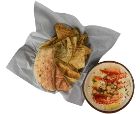 HEAPED HUMMUS